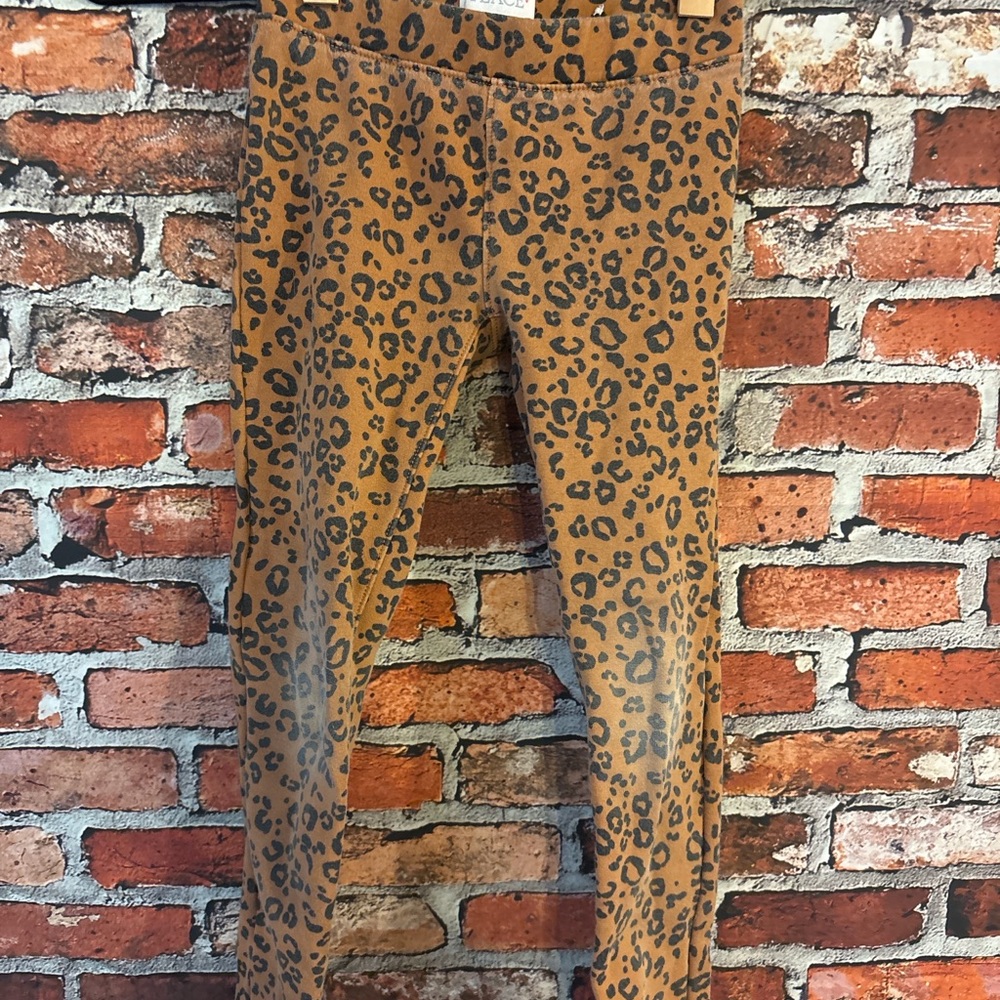 The Children's Place Brown and Black Animal Print Leggings